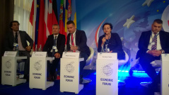 5. septembar 2018. Potpredsednica Narodne skupštine Gordana Čomić na 28. Ekonomskom forumu u Poljskoj